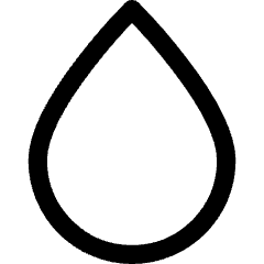 Water Drop Icon from Core Line Set