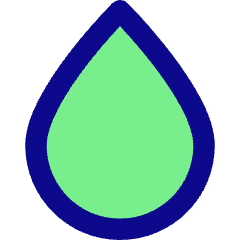 Water Drop Icon from Core Pop Set