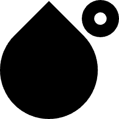 Water Temperature Icon from Sharp Solid Set