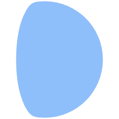 Waxing Gibbous Moon Icon from Plump Flat Set