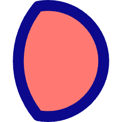 Waxing Gibbous Moon Icon from Core Pop Set