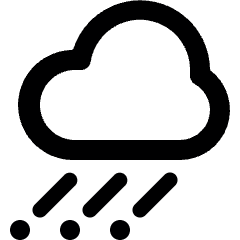 Weather Cloud Hail Icon from Ultimate Bold Set