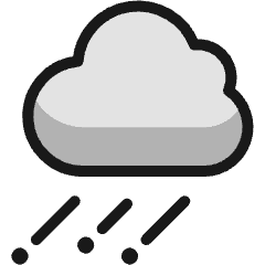 Weather Cloud Hail Icon from Ultimate Colors Set