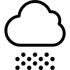 Weather Cloud Snow Icon from Ultimate Light Set