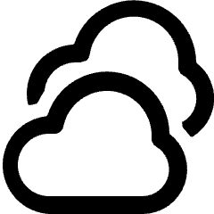 Weather Clouds Icon from Ultimate Bold Set