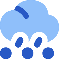 Weather Hail Icon from Flex Flat Set