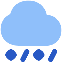 Weather Hail Icon from Plump Flat Set