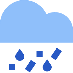 Weather Mix Icon from Sharp Flat Set
