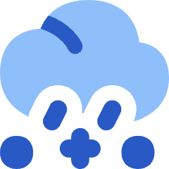 Weather Mix Icon from Flex Flat Set