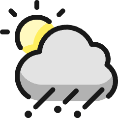 Weather Rain Icon from Ultimate Colors Set