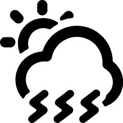 Weather Thunder Icon from Ultimate Bold Set