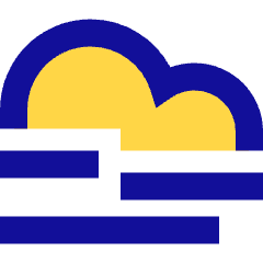 Wind Cloud Icon from Sharp Pop Set