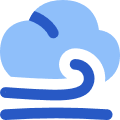Wind Cloud Icon from Flex Flat Set