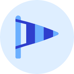 Wind Flag Icon from Kameleon Duo Set