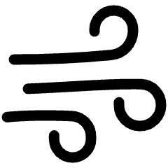 Wind Flow 1 Icon from Plump Line Set