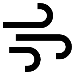 Wind Flow 1 Icon from Sharp Line Set