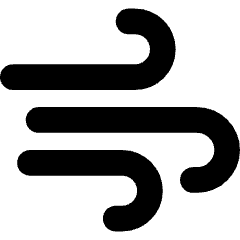 Wind Flow 1 Icon from Core Solid Set