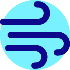 Wind Flow 1 Icon from Core Pop Set