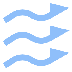 Wind Flow 2 Icon from Sharp Flat Set