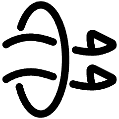 Wind Flow 3 Icon from Plump Line Set