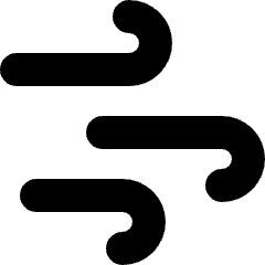 Wind Icon from Micro Solid Set