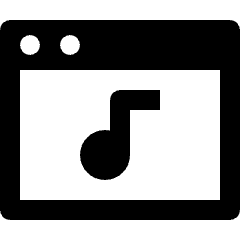 Page Music Audio Icon from Nova Line Set