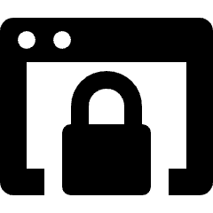 App Windows Lock Icon from Nova Solid Set