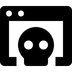 App Windows Toxic Poisonous Icon from Nova Solid Set