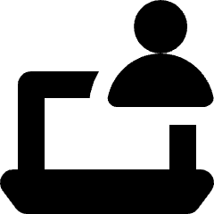 Laptop Account 1 Icon from Nova Solid Set