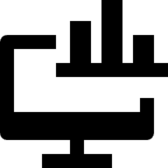 Monitor Statistics Icon from Nova Solid Set