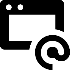 Page Address Icon from Nova Solid Set