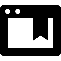 Page Bookmark Icon from Nova Solid Set