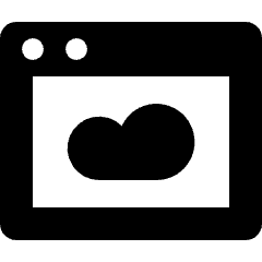 Page Cloud Icon from Nova Solid Set