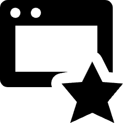 Page Favorite Star Icon from Nova Solid Set