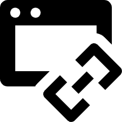 Page Hyperlink Icon from Nova Solid Set