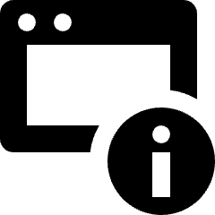 Page Information Icon from Nova Solid Set