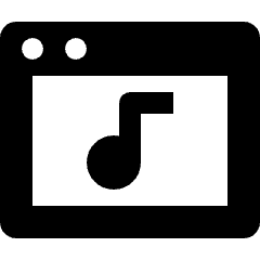 Page Music Audio Icon from Nova Solid Set