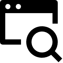 Page Search Icon from Nova Line Set