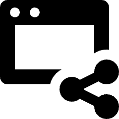 Page Share Icon from Nova Solid Set