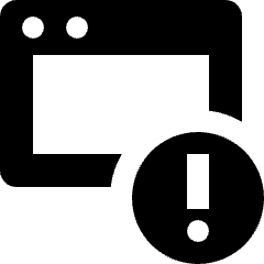 Page Warning Icon from Nova Solid Set