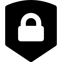 Shield Lock Icon from Nova Solid Set