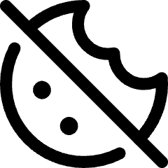 Cookie Settings Off Icon from Core Line Set