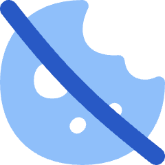 Cookie Settings Off Icon from Flex Flat Set