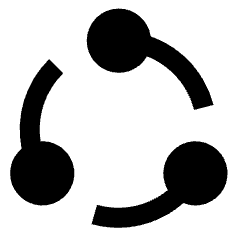 Deployment Workflow Collaboration Icon from Sharp Solid Set