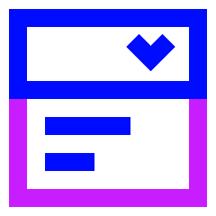 Drop Down List Icon from Sharp Neon Set