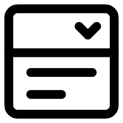 Drop Down List Icon from Core Line Set