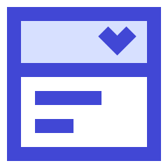 Drop Down List Icon from Sharp Duo Set