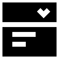 Drop Down List Icon from Sharp Solid Set