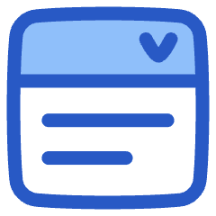 Drop Down List Icon from Plump Duo Set
