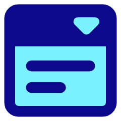 Drop Down List Icon from Core Pop Set